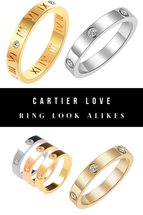 replica cartier rings|cartier love ring look alike.